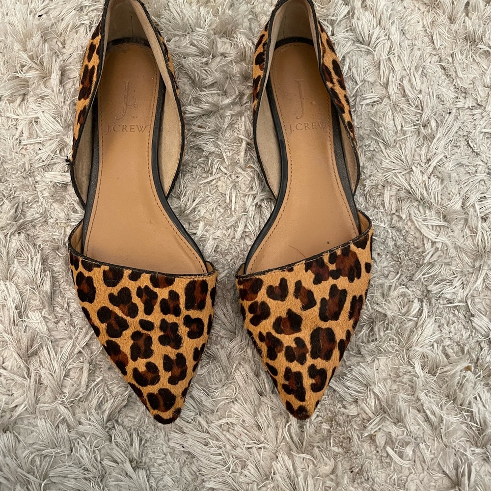 J. Crew Leopard print Flats